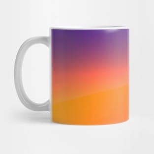 blue red yellow abstract texture Mug